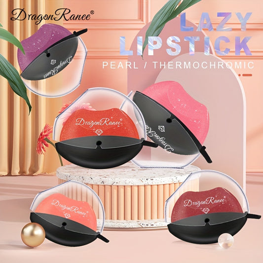 Matte Lipstick Easy To Use Lip Lipstick Waterproof Long Lasting High Pigmented Non-stick Cup Lip Gloss Fashion Lip Makeup Matte Lazy Lip Makeup Valentine's Day Gifts