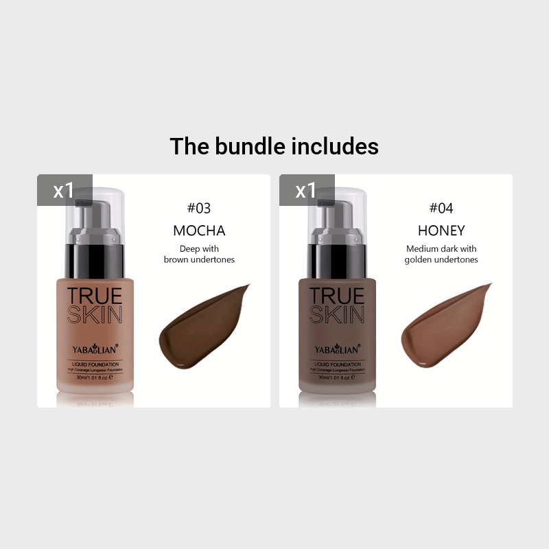 Look Flawless All Day: Waterproof Concealer Foundation for Women Makeup