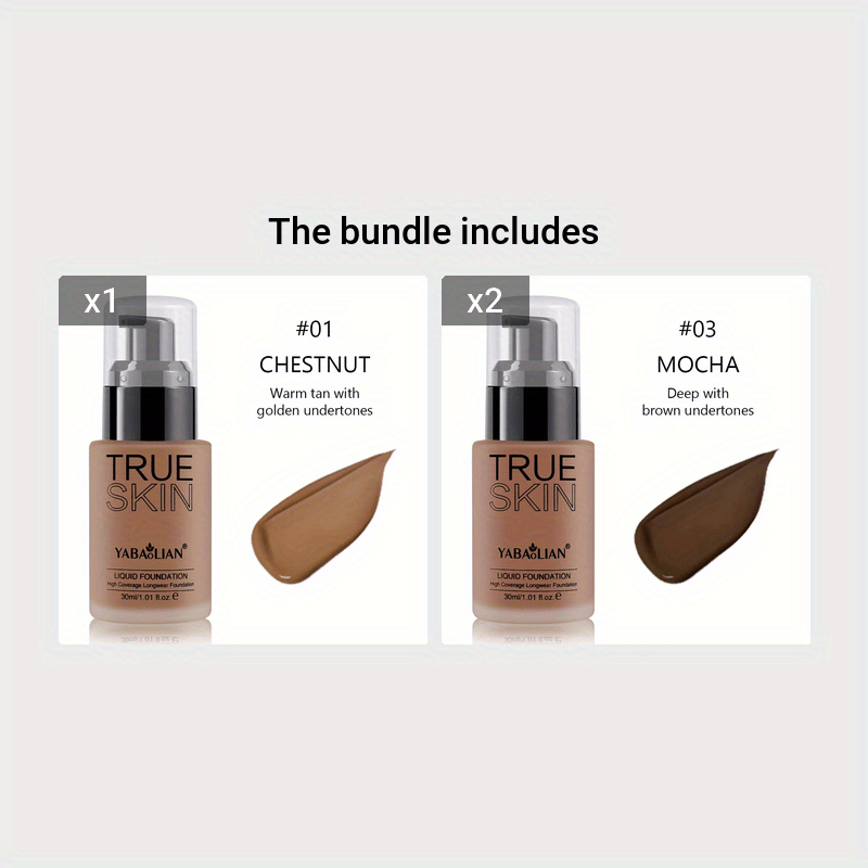 Look Flawless All Day: Waterproof Concealer Foundation for Women Makeup