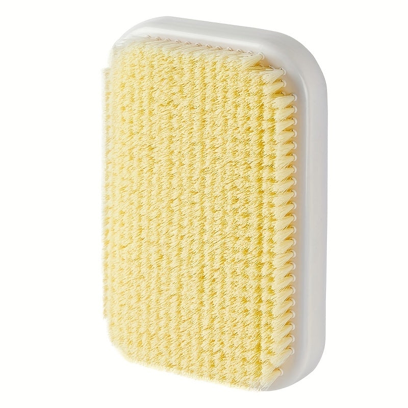 1pc Household Rubbing Bath Brush - Lazy Rubbing Back Pad, Wall Mounted Back Bath Brush, Back Scrubber For Shower - For Men & Women - Suitable for Daily Shower - Perfect Gift for Relaxation