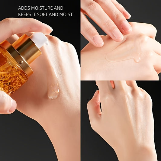 MERCILEN Golden Thread Firming Essence - Hydrating & Tightening, Alcohol-Free Gel Formula with Hyaluronic Acid & Glycerin for Sensitive Skin, Moisturizing Face Serum,Skincare