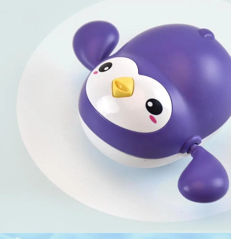 New Baby Bath Toys Cartoon Kids Learning Cognition Cute Animal Swimming Frogs Tortoise Crab Classic Baby Water Toy For Children