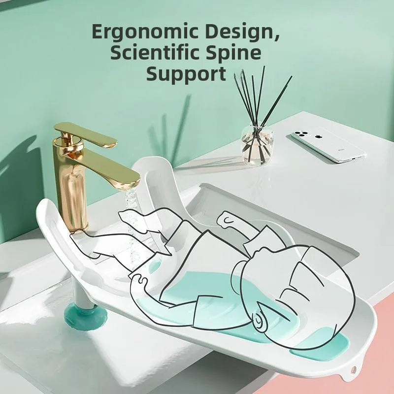 Baby Girl Bath Buet Newborn Infant Butt Wa  Children's Bath Tub Personal Hygiene Waing Pot Training Tool