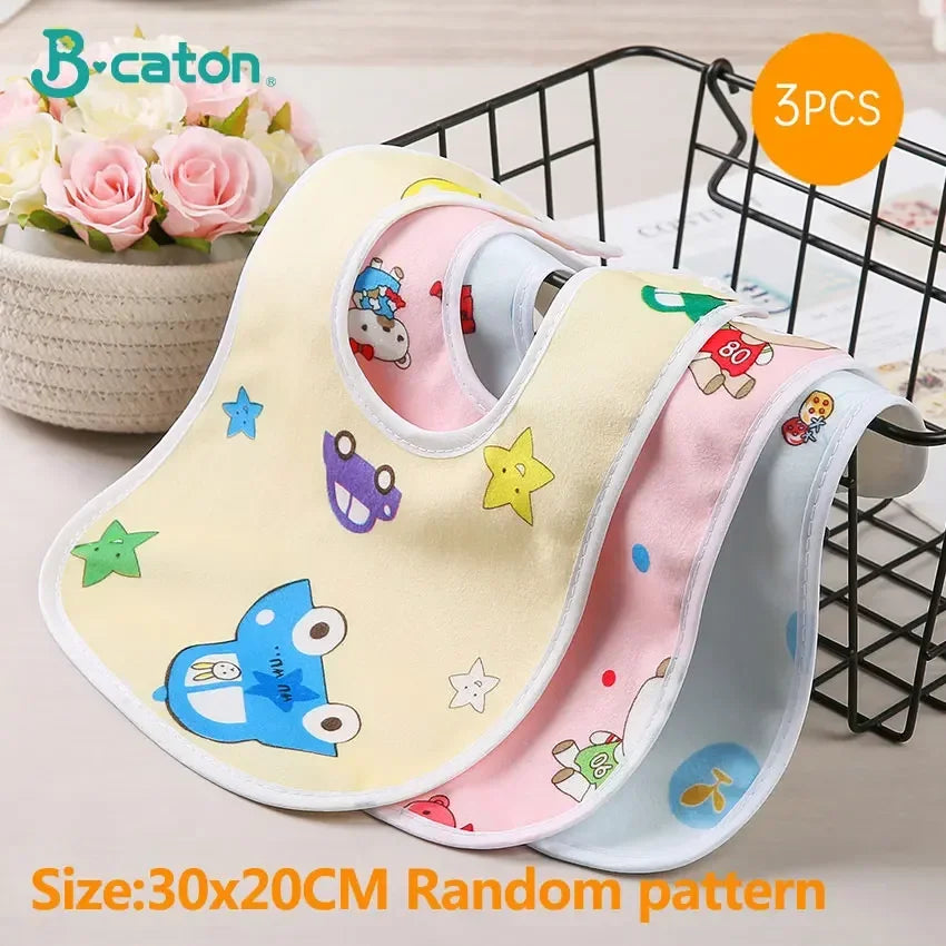 Baby Bibs for Children Waterproof Babys Bib Newborn Water Uptake Bibs Burp Cloths Things for Baby Stuff Feeding Boy Girl
