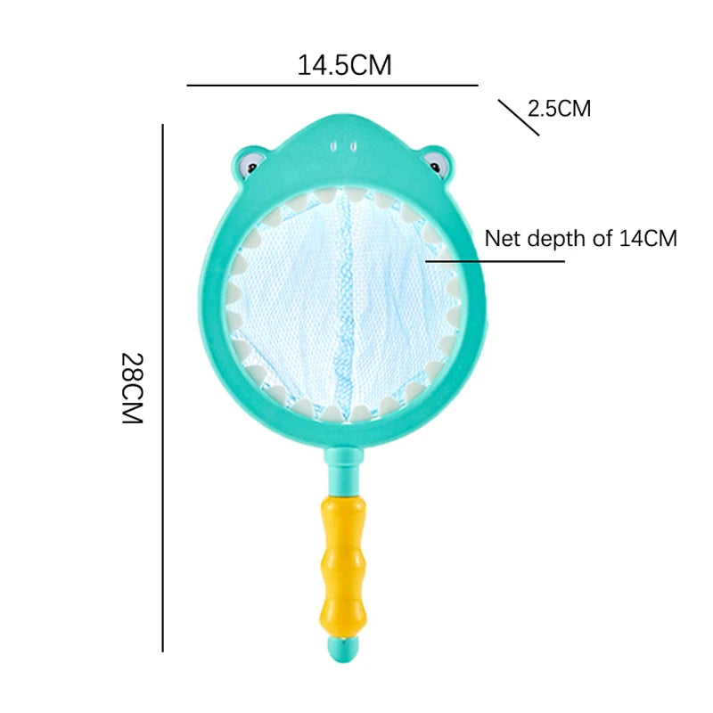 Baby Bath Toy Cute Animal Bath Toy Bathtub Swimming Soft Rubber Float Parent-child Interaction Catch Fish Game Toys Funny Gifts