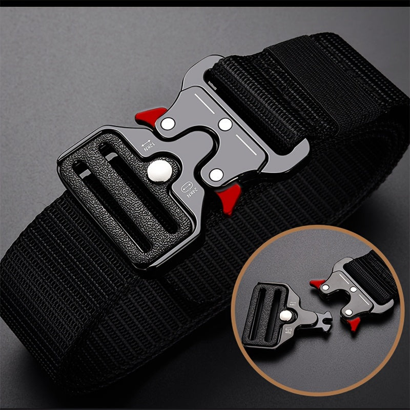 Man genuine belt outdoor hunting tactical belt multifunctional belt buckle nylon belt high quality marine canvas belt plastic belt buckle