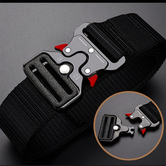 Man genuine belt outdoor hunting tactical belt multifunctional belt buckle nylon belt high quality marine canvas belt plastic belt buckle