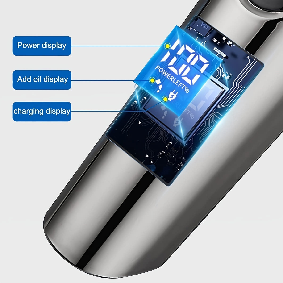 Beard Trimmer For Men, All-in-One Men's Hair Clipper Hair Trimmer, Mustache Body Nose Ear Facial Cutting Shaver, Electric Razor Grooming Kit, USB Rechargeable Cordless & Led Display, Holiday Gift For Him Father's Day Gift