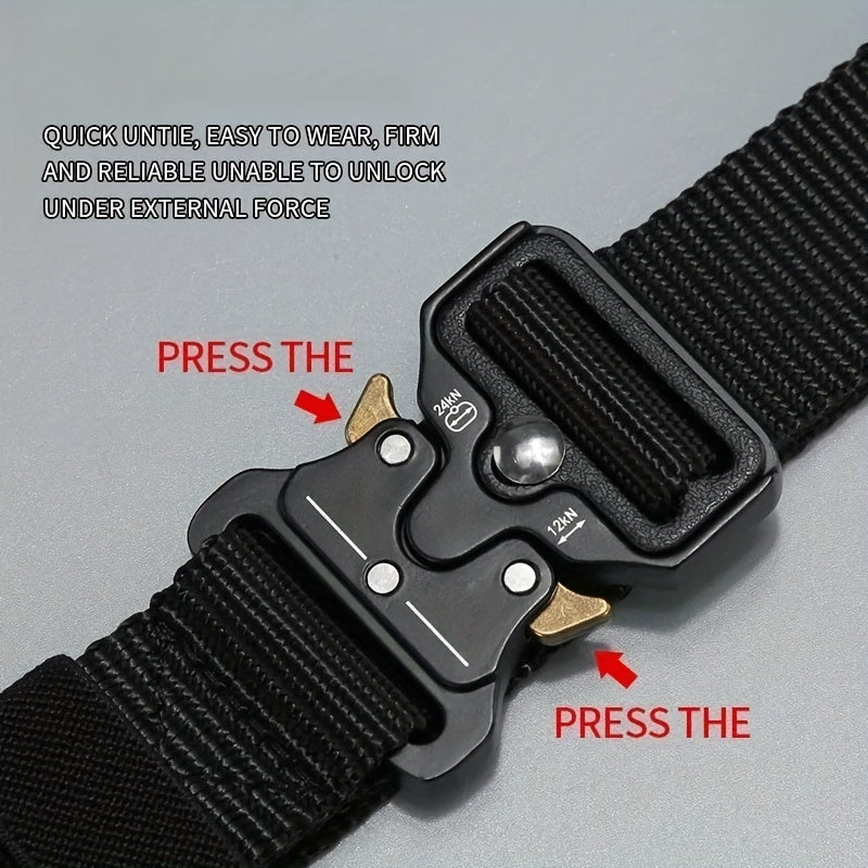 Man genuine belt outdoor hunting tactical belt multifunctional belt buckle nylon belt high quality marine canvas belt plastic belt buckle