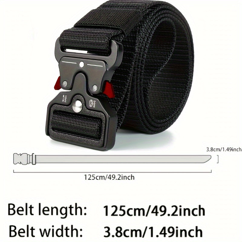 Man genuine belt outdoor hunting tactical belt multifunctional belt buckle nylon belt high quality marine canvas belt plastic belt buckle